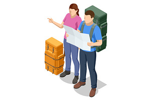 Isometric illustration of two, a Sport Illustration by Golden Sikorka