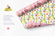 Easter watercolor set, a Seasonal Illustration by Where summer is (Thumbnail 11 of 11)