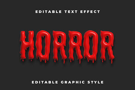 Dripping Blood Text Effect, a Templates & Theme by studiogstock