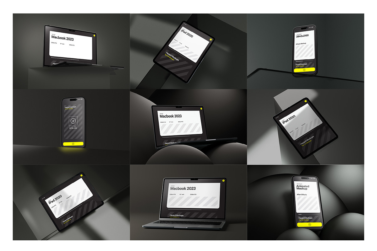 10x All-in Device Mockup Bundle, a Device Mockup by HAZARD MOCKUPS (Photo 11 of 16)