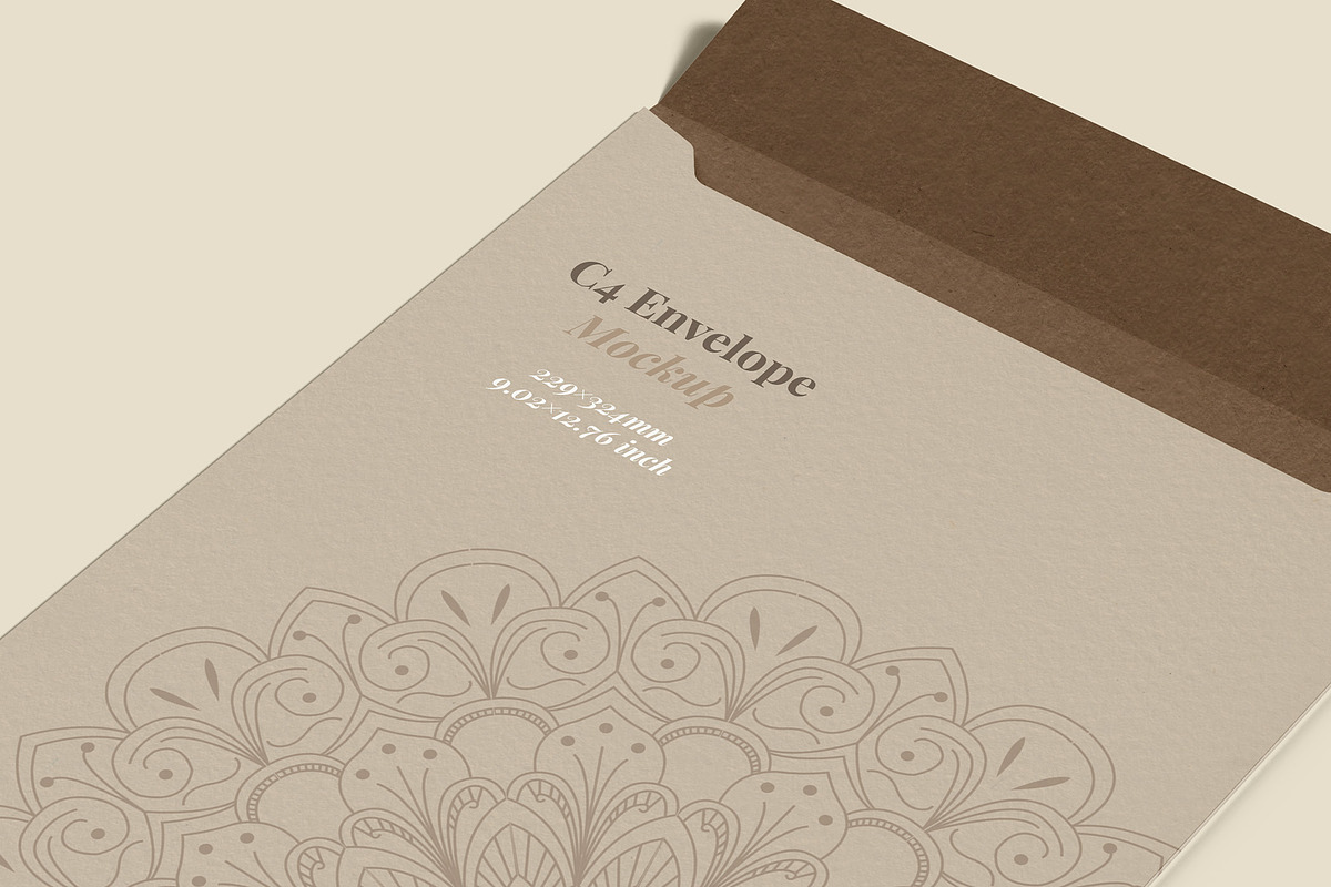 Envelope C4 Mockup - 12 Views, a Packaging Mockup by Illusiongraphic (Photo 20 of 24)