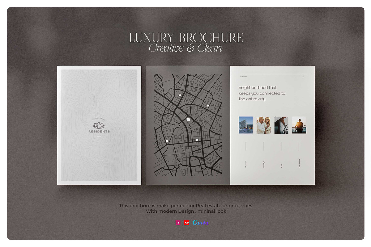 Luxury Brochure Template, a Brochure Template by Proonty (Photo 1 of 5)