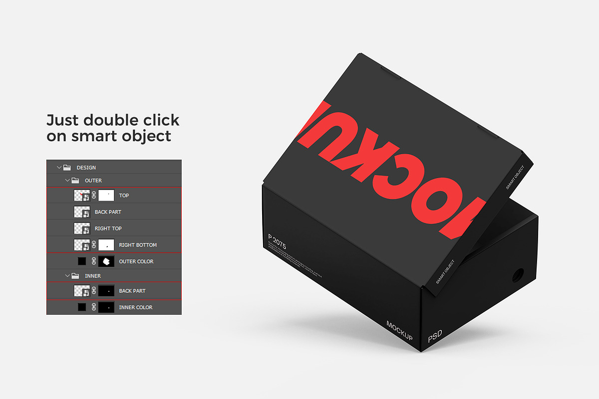 Shoe Box Mockup, a Packaging Mockup by Ram Studio LLC (Photo 9 of 13)