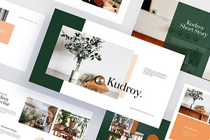 Kudroy - Botanicals Google Slide, a Presentation Template by eunavia