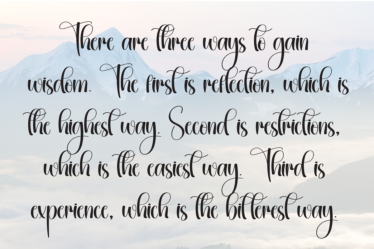 Sublimation | Script Font, a Handwritten Font by Scratchones (Photo 6 of 9)