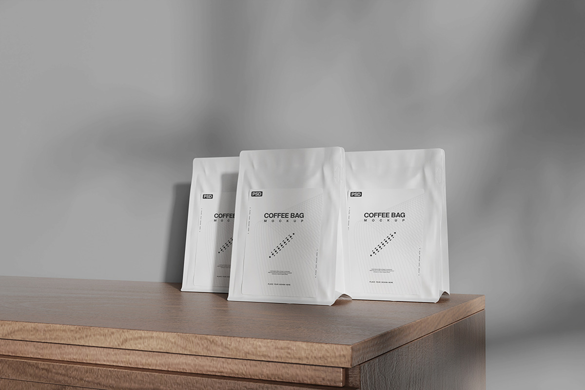 Coffee Bag Mockup, a Product Mockup by MrLetters (Photo 2 of 5)