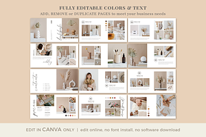 CANVA Lookbook Template