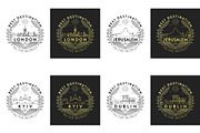 44 Linear City Badges, an Outline Icon by Kursat Unsal (Thumbnail 11 of 25)