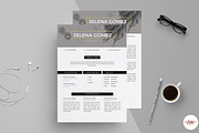 Modern 1 Page Resume Template, a Resume Template by Emaholic Template (Thumbnail 2 of 5)