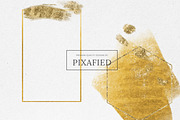Gold and Glitter Frame Clipart, an Illustration by Pixafied (Thumbnail 2 of 5)