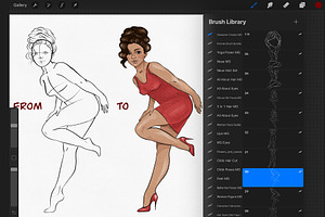 Procreate Character Creator Brushes