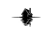50 Flooded Home Silhouette Bundle, an Illustration by Designs_River (Thumbnail 46 of 51)