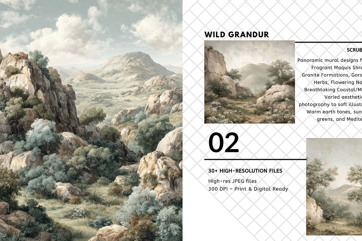 30+ Corsican Maquis Bundle, a Decorative Illustration by Virgo Studio (Photo 3 of 6)