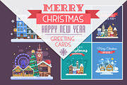 New Year and Christmas Cards, a Card Template by Alex Krugli (Thumbnail 1 of 7)