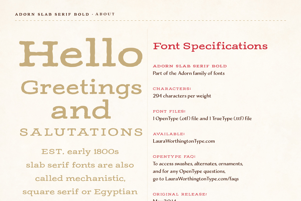 Adorn Collection, a Sans Serif Font by Laura Worthington (Photo 37 of 62)
