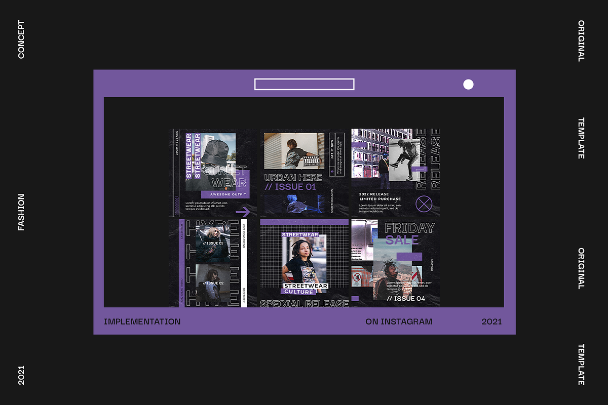 Quersa Urban Instagram Template, a Social Media Template by Creatchees.std (Photo 4 of 5)