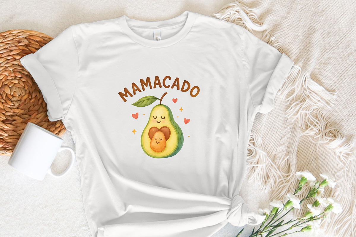 Mamacado PNG, Cute Avocado Mom Art,, an Illustration by SharpMarketplace (Photo 7 of 9)
