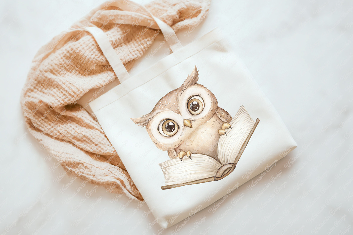 Funny Cute Animal Peeking clipart, an Illustration by Watercolor design (Photo 5 of 13)