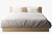 Double bed 3d model, a Furniture 3D Model by 3dmitruk (Thumbnail 3 of 8)