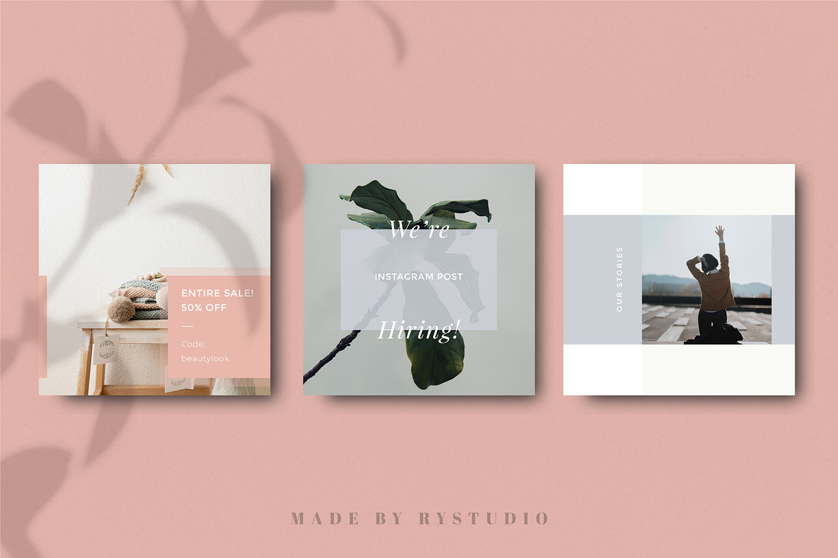 MNML Social Media Pack & Stories, a Social Media Template by Rystudio (Photo 10 of 12)
