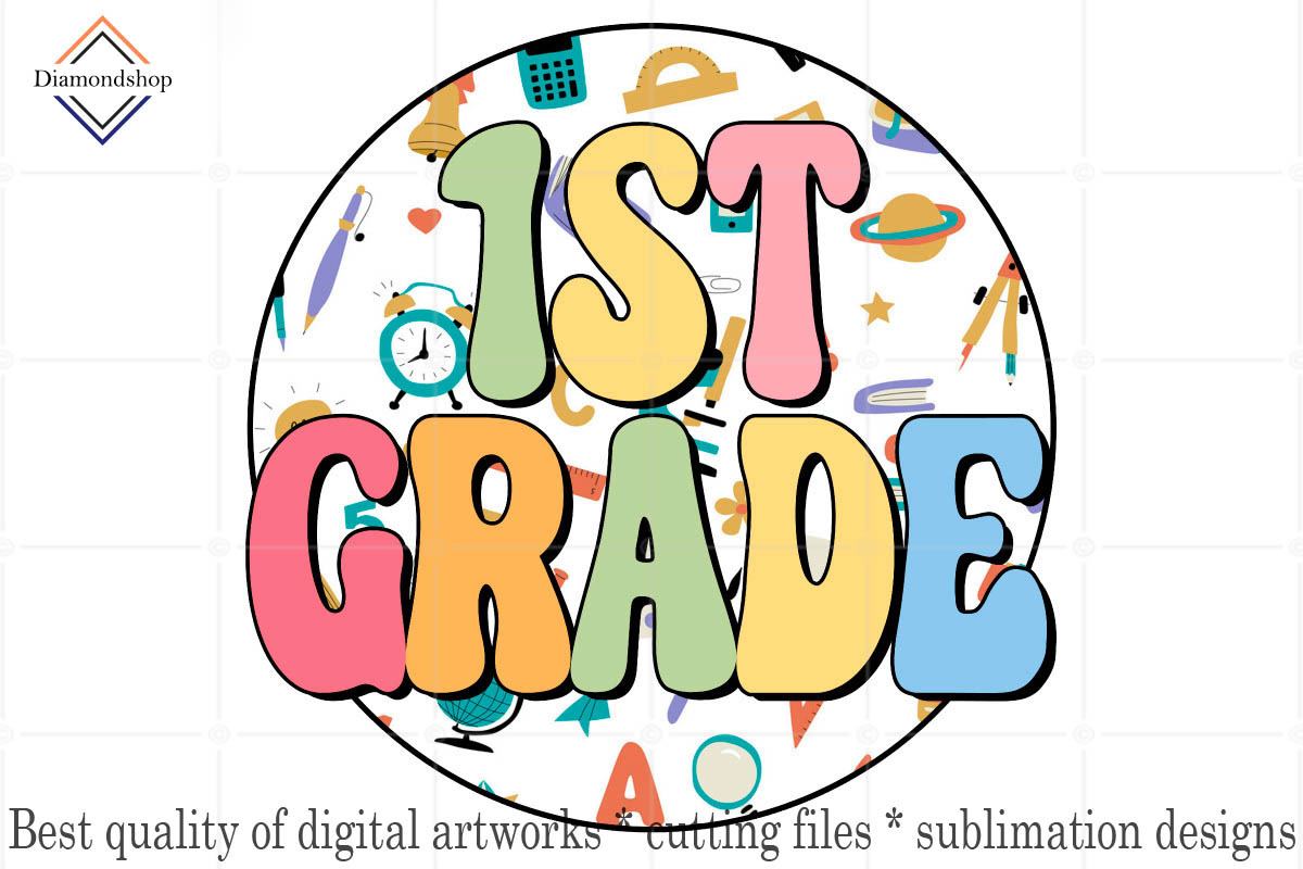 Back To School Sublimation Bundle, an Education Illustration by DiamondShop (Photo 3 of 11)