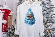 Crochet Christmas Faux Yarn Santa Pn, an Illustration by designcity5 (Thumbnail 7 of 8)