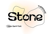 Stone Font, a Sans Serif Font by Mymlan Shop (Thumbnail 1 of 9)