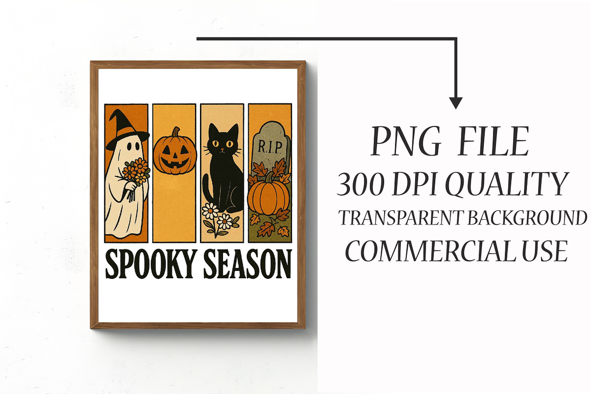 Spooky Season,Halloween Png, an Illustration by Libby Wishes (Photo 4 of 5)