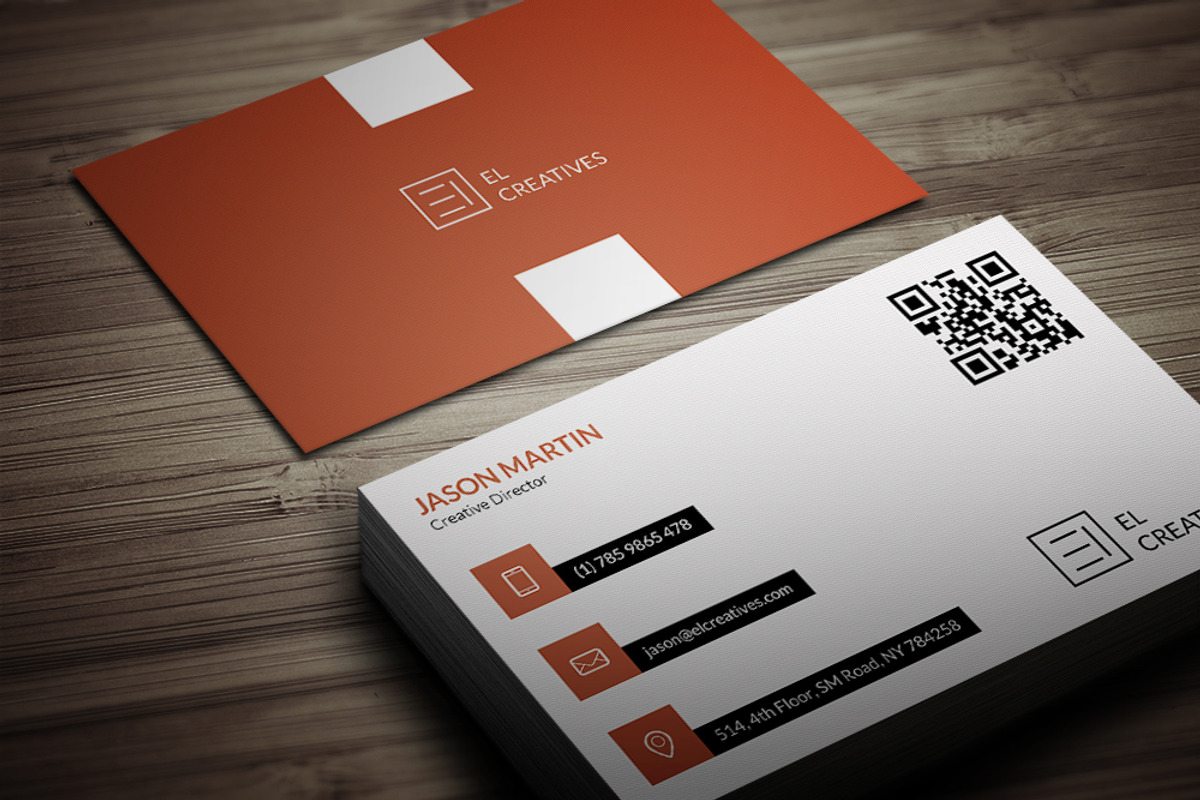Clean Corporate Business Card, a Business Card Template by bouncy (Photo 3 of 4)