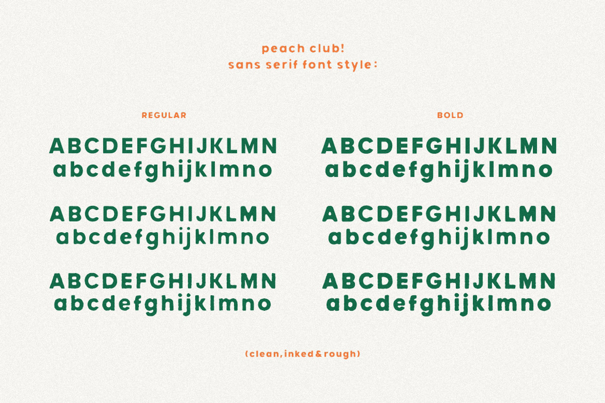 Peach Club Font, a Handwritten Font by HansCo Studio (Photo 11 of 12)