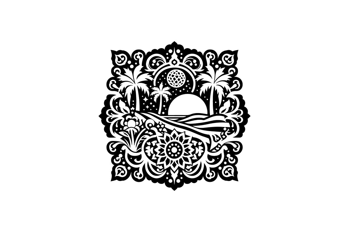 Floral Mandala Ornament Bundle, an Object Graphic by jahid234 (Photo 3 of 13)