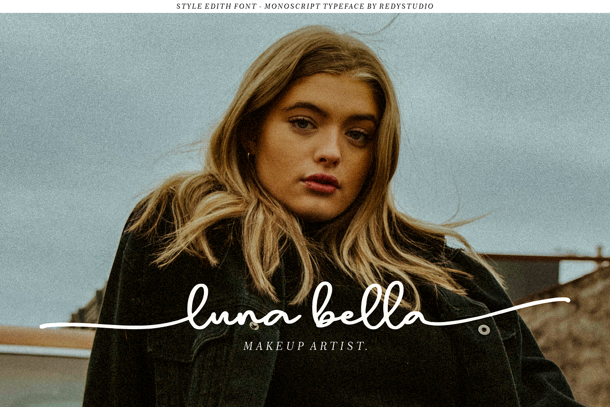 Style Edith – Monoscript Typeface, a Script Font by RedyStudio (Photo 3 of 8)