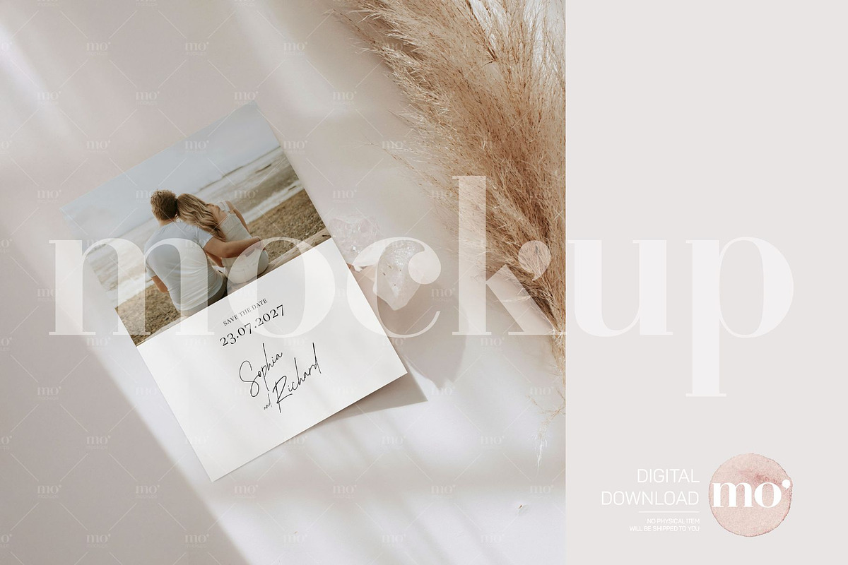 Minimal 5x7 Card Mockup, a Product Mockup by MoMockups (Photo 2 of 5)