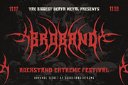 Red Band Typeface, a Blackletter Font by alit design (Thumbnail 3 of 17)