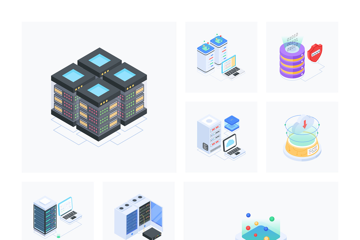 Animated Database Icon Set, a Duotone Icon by Vectors Market (Photo 6 of 10)