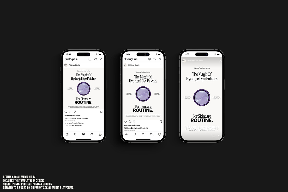 Beauty - Social Media Kit (IV), a Social Media Template by Wildnun Studio (Photo 4 of 19)