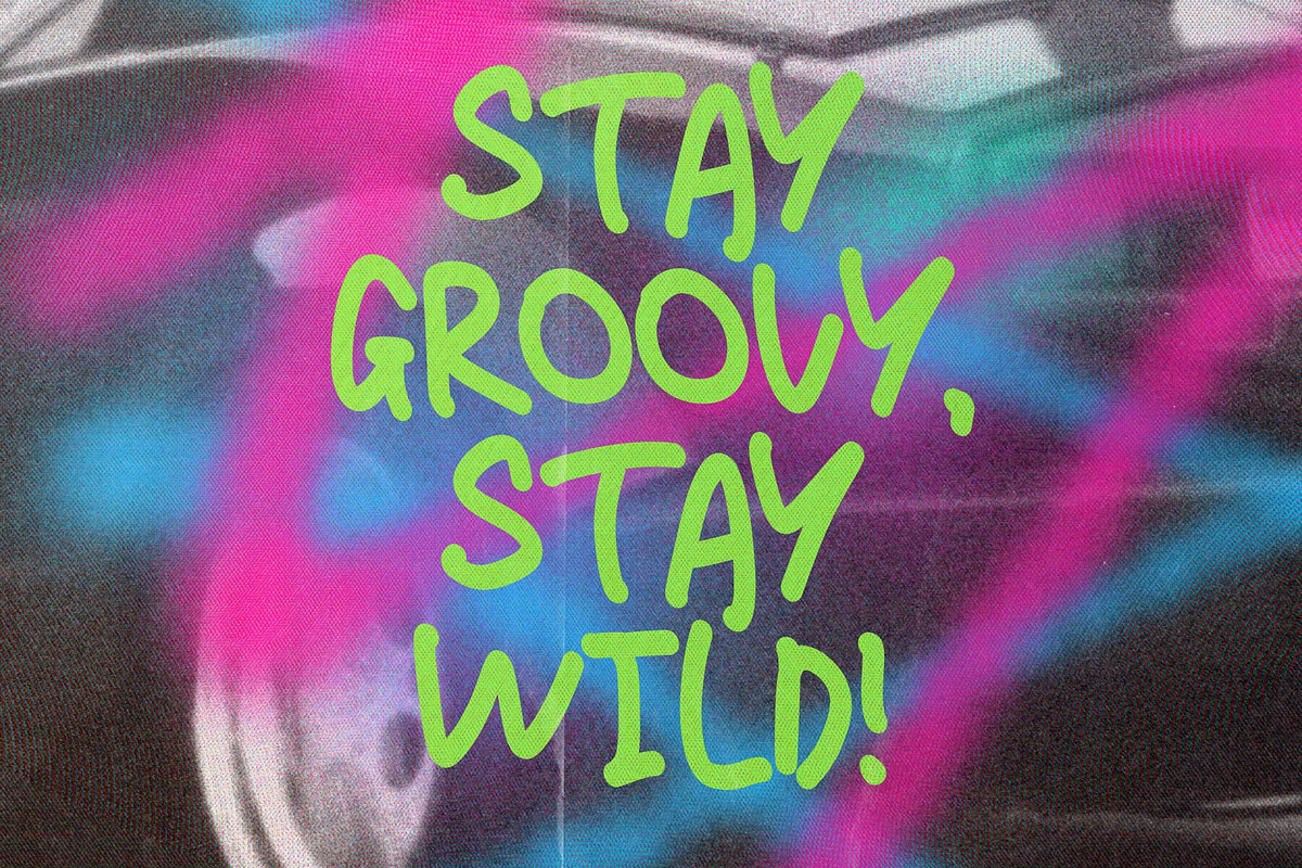 Brooshes Retro Handwritten Font, a Handwritten Font by Artcoast Std. (Photo 3 of 8)