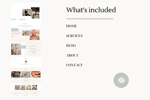 Oasis Squarespace 7.1 Template