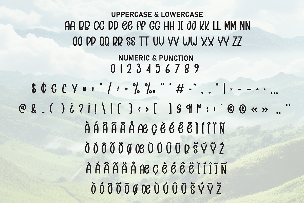 Mountain Highland | Script Font, a Script Font by Scratchones (Photo 7 of 8)