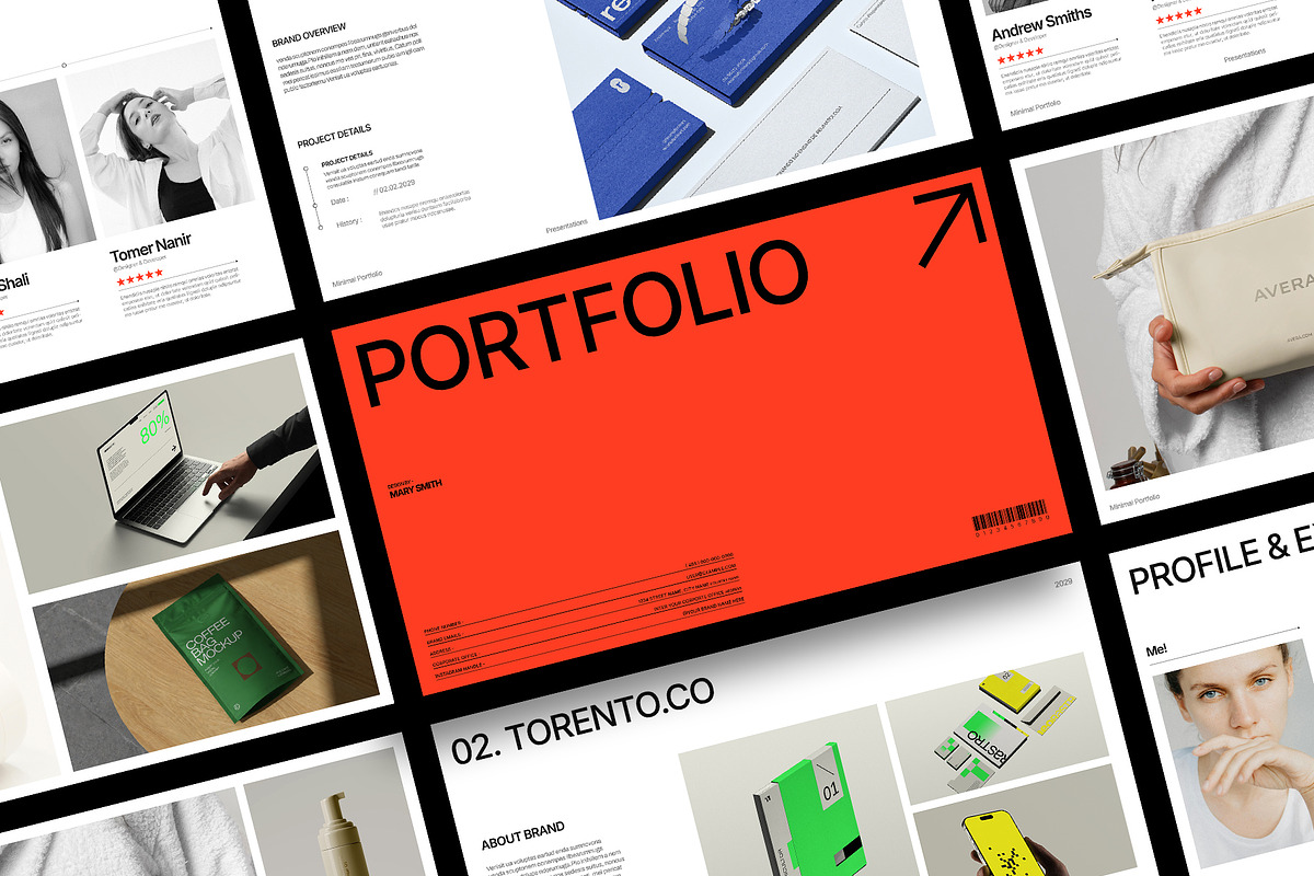 Minimal Portfolio Template, a Presentation Template by Templeste (Photo 6 of 6)