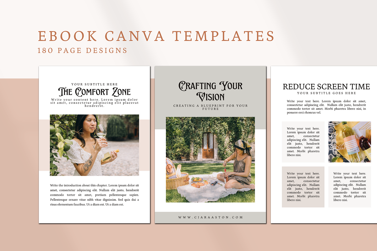 Aesthetic Ebook Template, a Magazine Template by The Little Lily Studio (Photo 2 of 5)