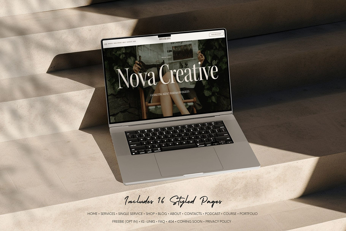 Squarespace Agency Website Template, a Squarespace Template by Presentibox (Photo 14 of 14)