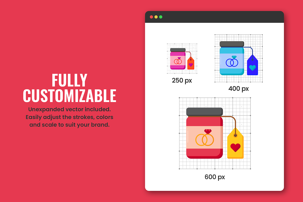 85 Wedding Icons, a Solid Icon by Flat Icons (Photo 3 of 7)
