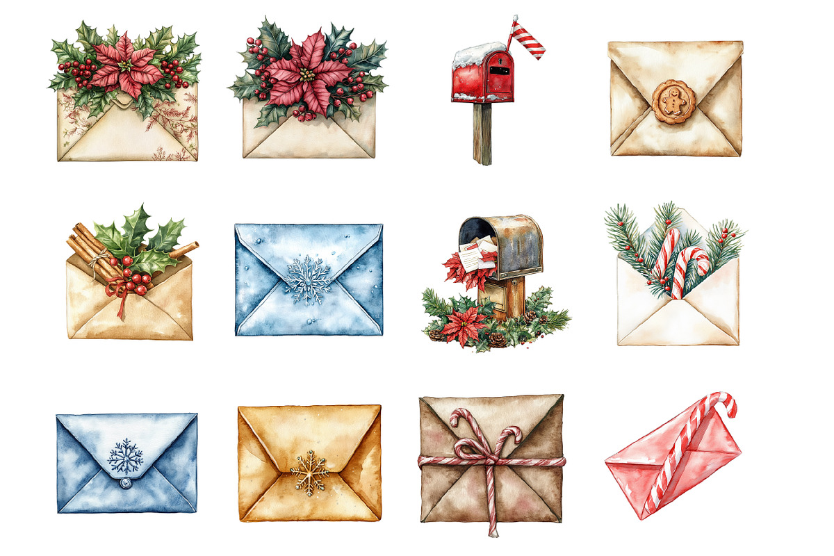 Christmas Mail, an Illustration by Design Market (Photo 4 of 4)