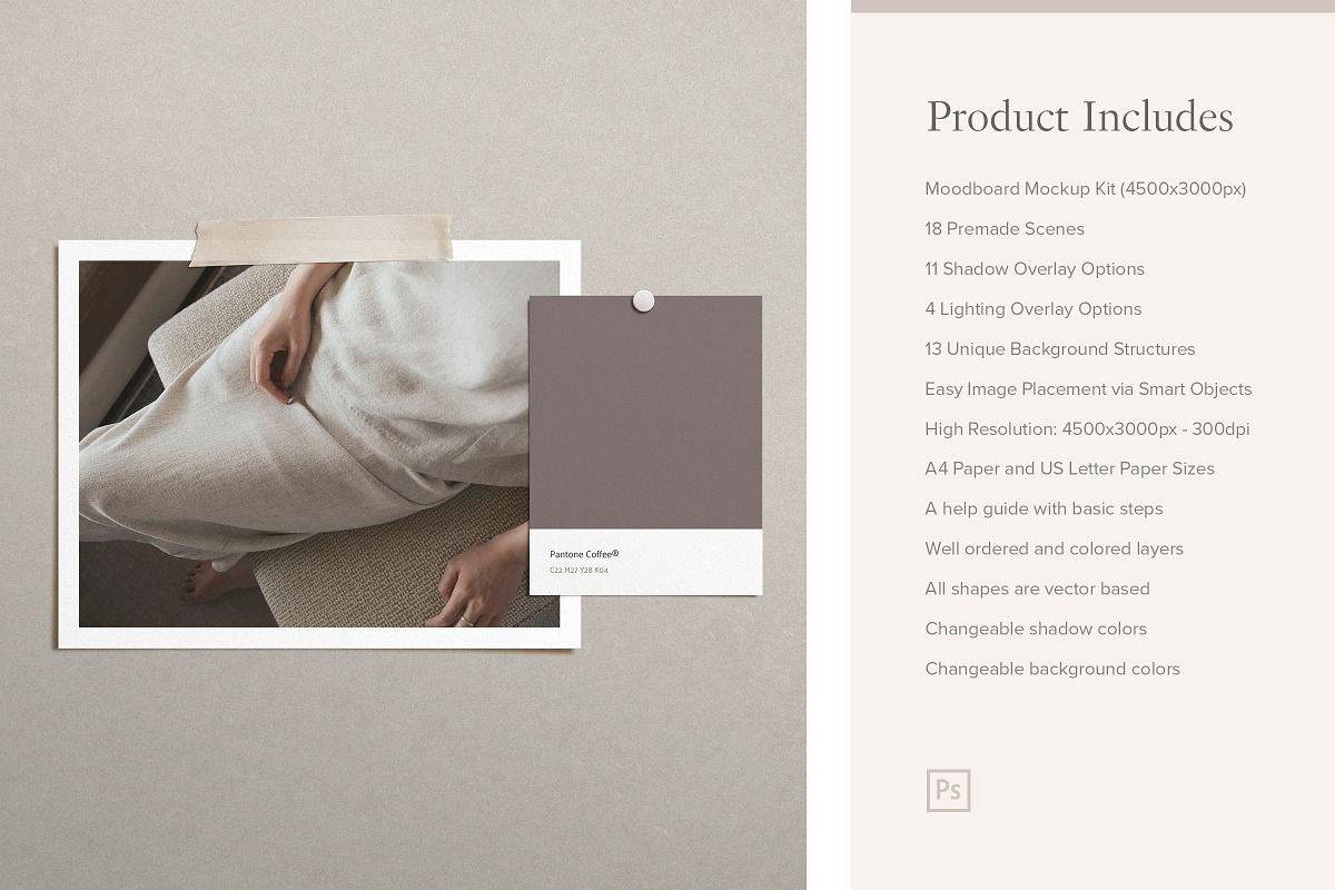 Moodboard Mockup Kit, a Books & Magazine Mockup by Ruben Stom (Photo 4 of 23)