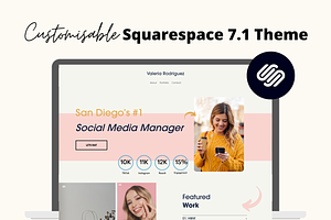 Social Media Manager Web Template