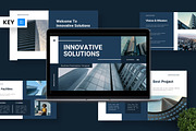 Innovative Solutions - Business Key, a Presentation Template by Deepslide Studio (Thumbnail 1 of 6)