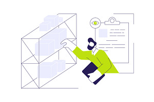 Procurement manager abstract concept, a Finance Illustration by Visual Generation