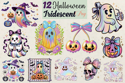 Halloween Iridescent Ghost Bundle