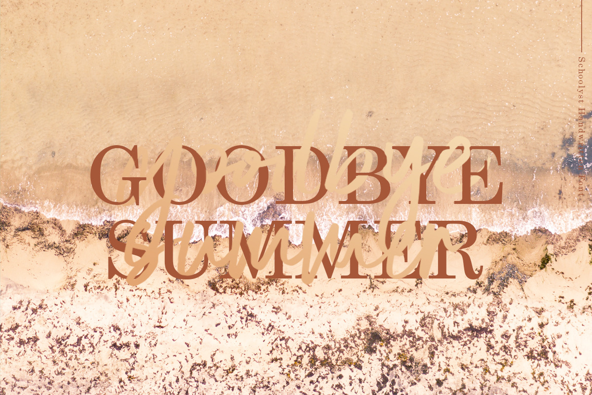 Schoolyst Handwritten Font preview 8